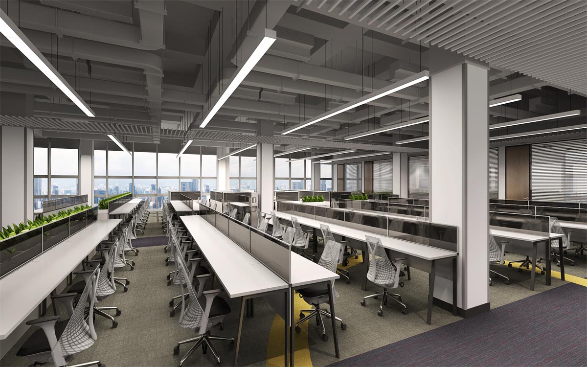 佰仟金融辦公室職員區(qū)設(shè)計(jì)裝修 佰仟金融辦公室職員區(qū)設(shè)計(jì)裝修